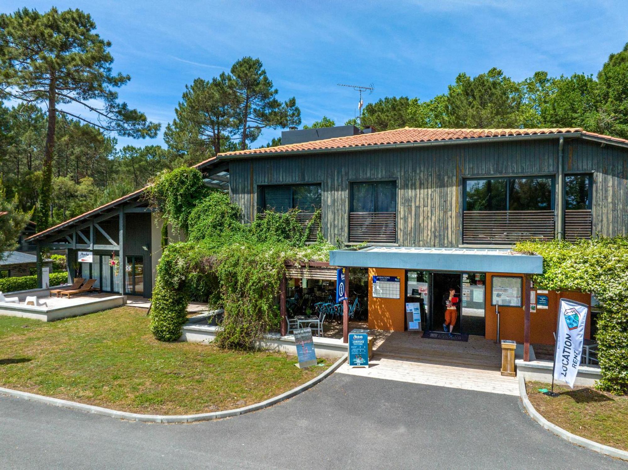 Camping-Village Vacances Les Deux Etangs Seignosse Exteriör bild