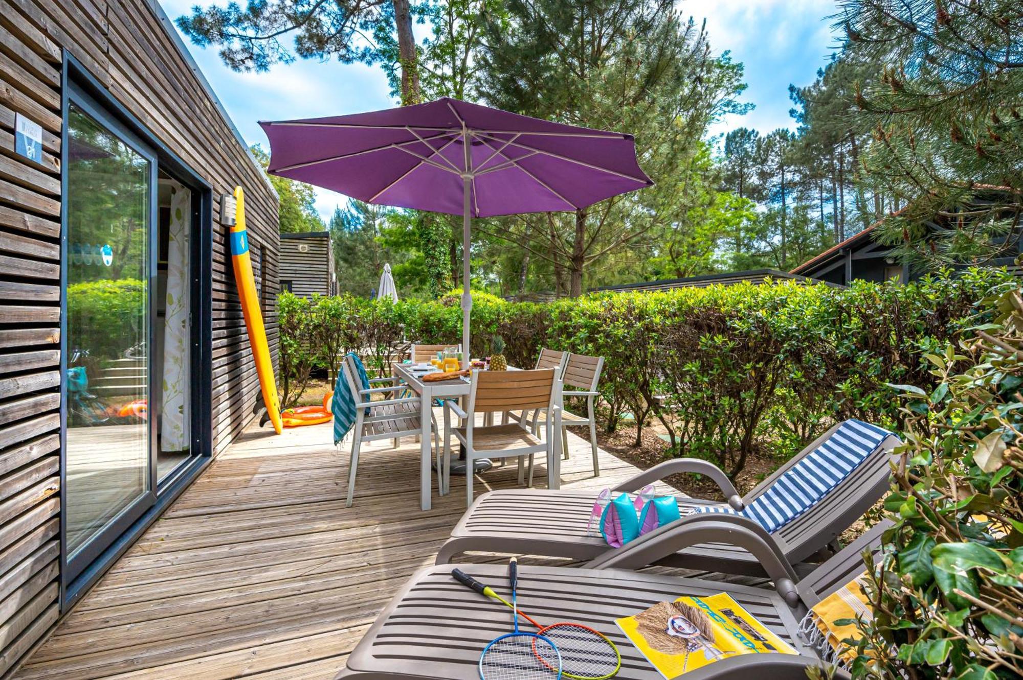 Camping-Village Vacances Les Deux Etangs Seignosse Exteriör bild