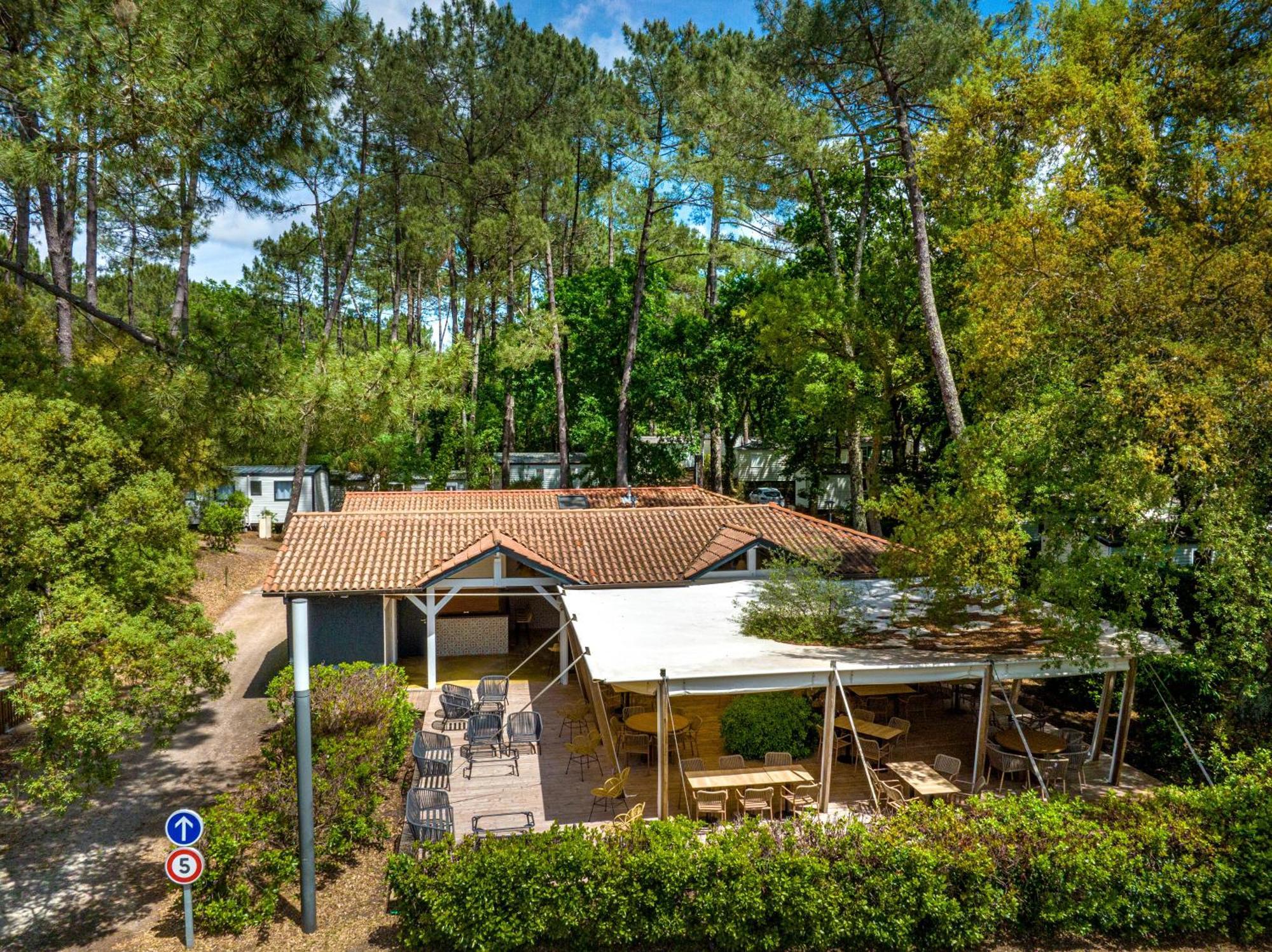 Camping-Village Vacances Les Deux Etangs Seignosse Exteriör bild